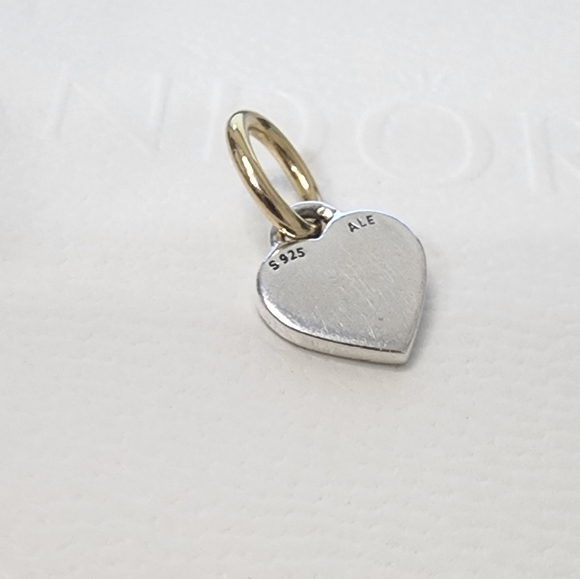 Pandora Two-tone true friend Dangle Charm - Picture 3 of 4